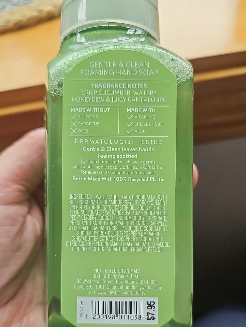 Bath & Body Works Cucumber Melon Foaming Hand Soap Set Of 4 - Picture 2 of 2